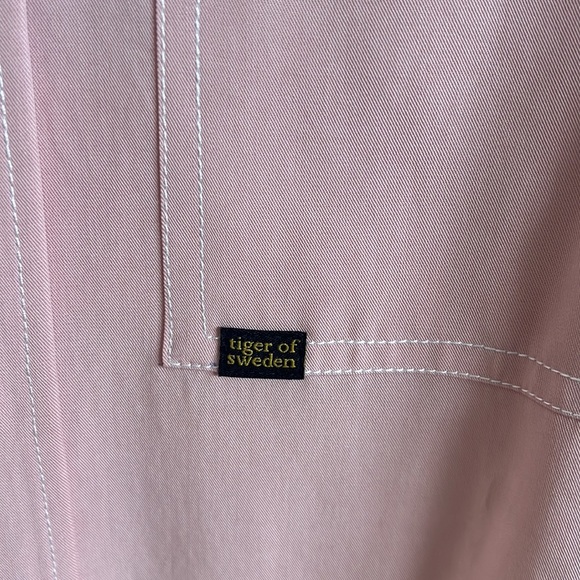 Tiger of Sweden oversized pink shirt - Picture 3 of 6